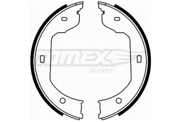 Obrázok Sada brzdových čeľustí TOMEX Brakes  TX2190
